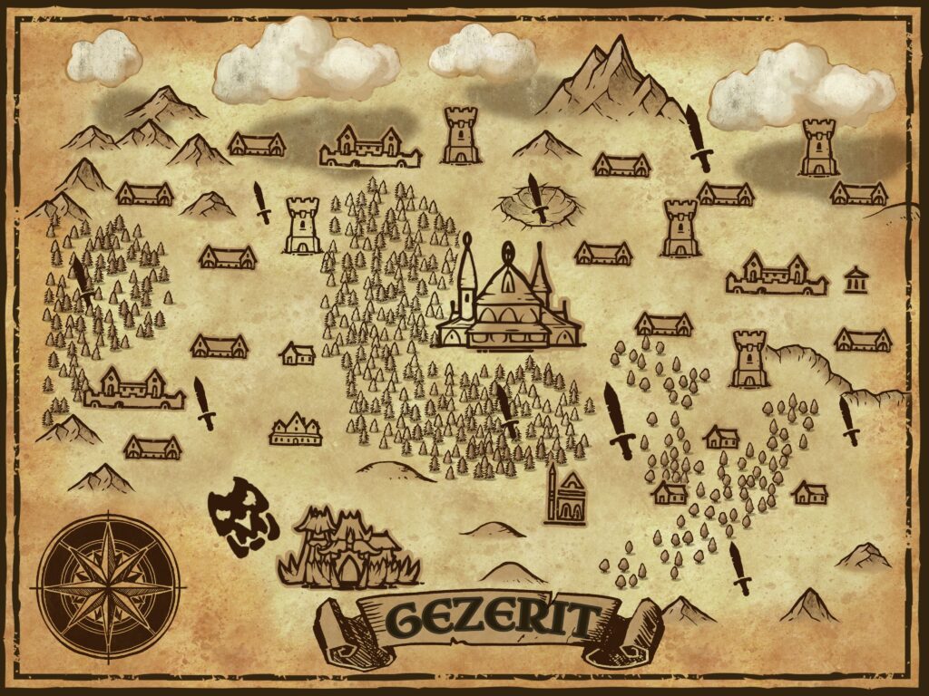 Map of Gezerit
