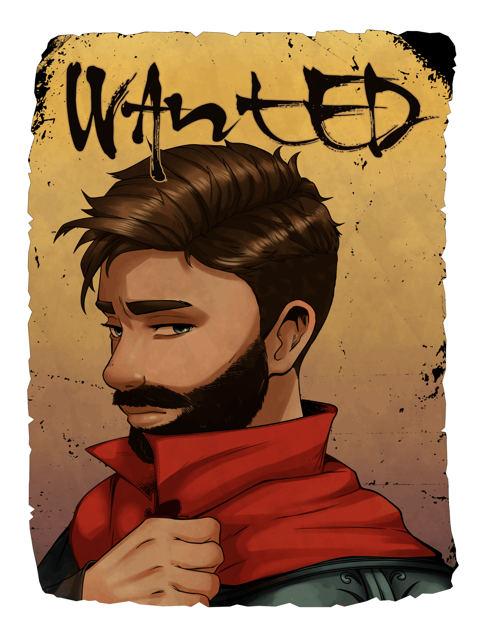 Commander Rhodes, wanted poster